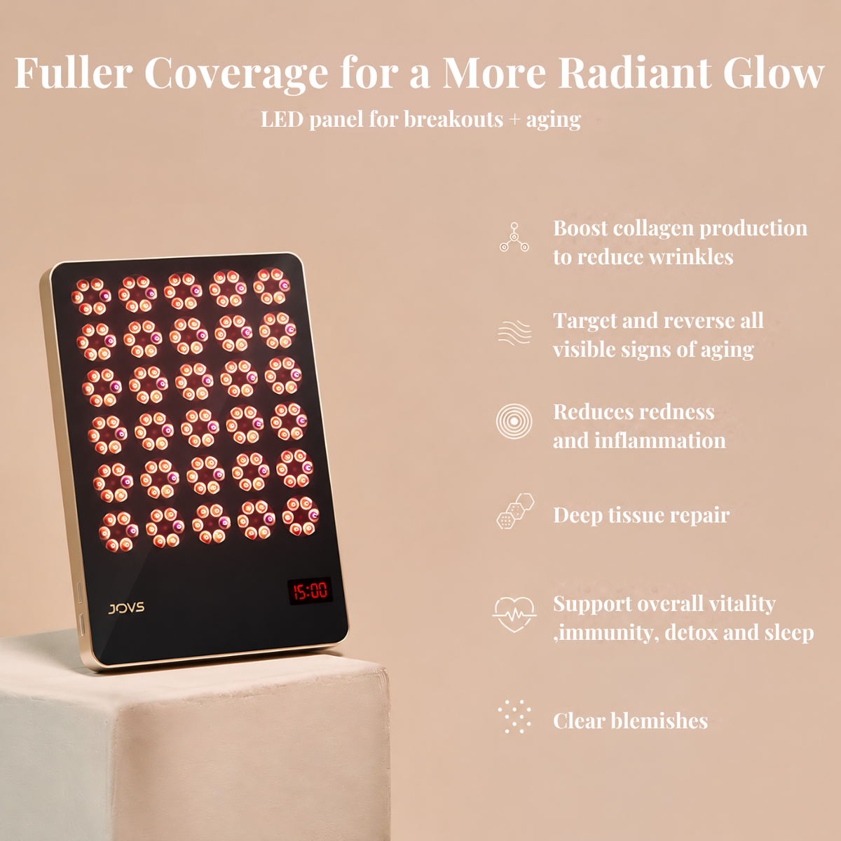 JOVS  LED Red Light Panel