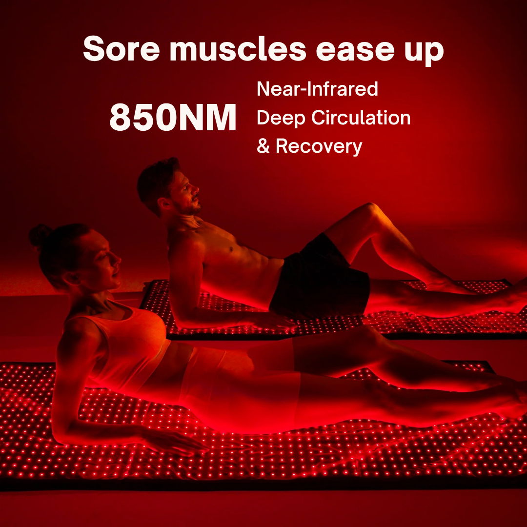 JOVS Red Light Therapy LED Mat for Full-Body Treatment