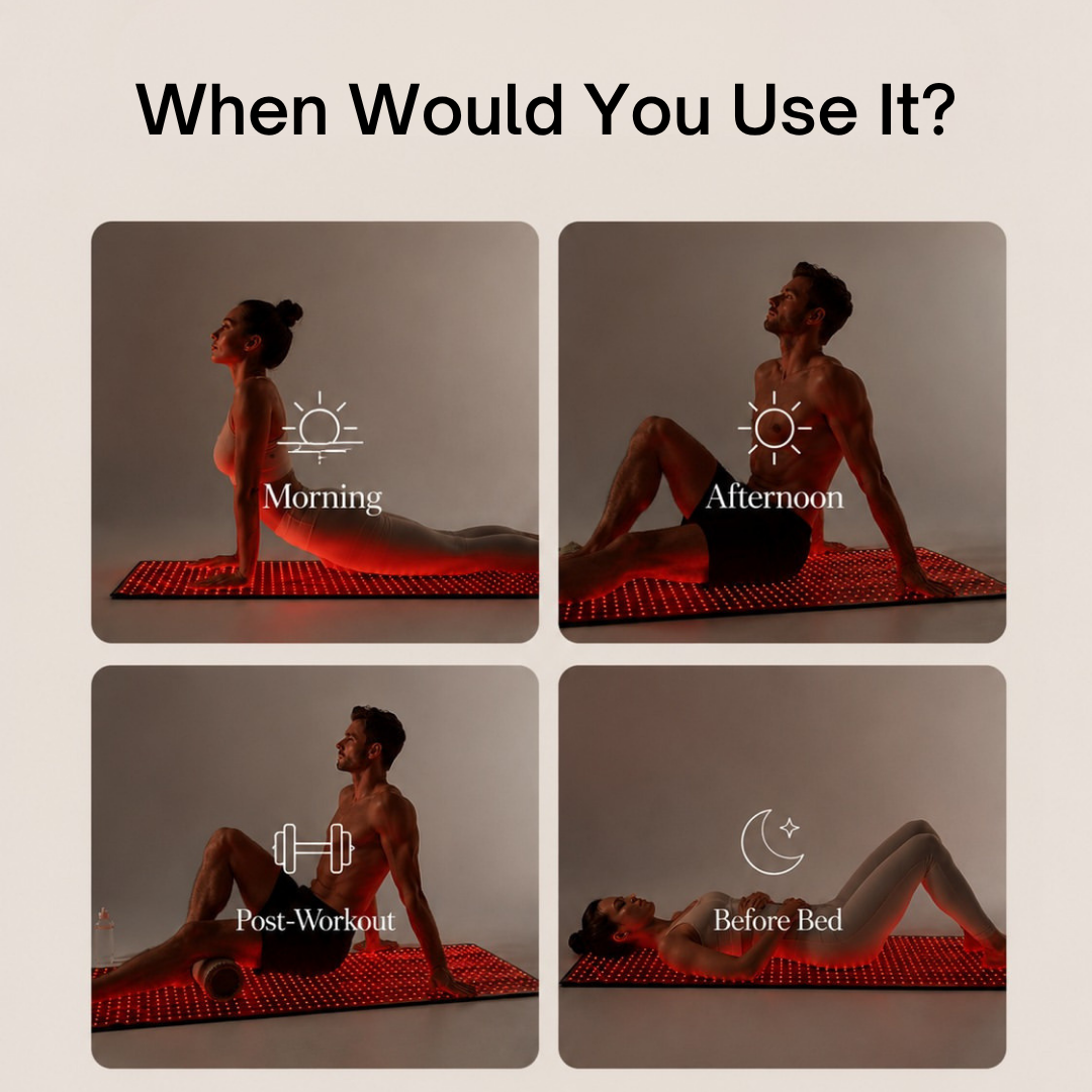 JOVS Red Light Therapy LED Mat for Full-Body Treatment